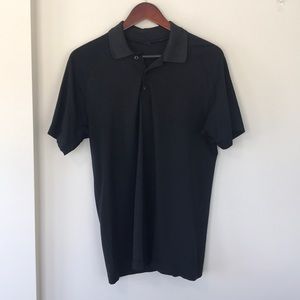 Black Lululemon collared T-Shirt (Medium)